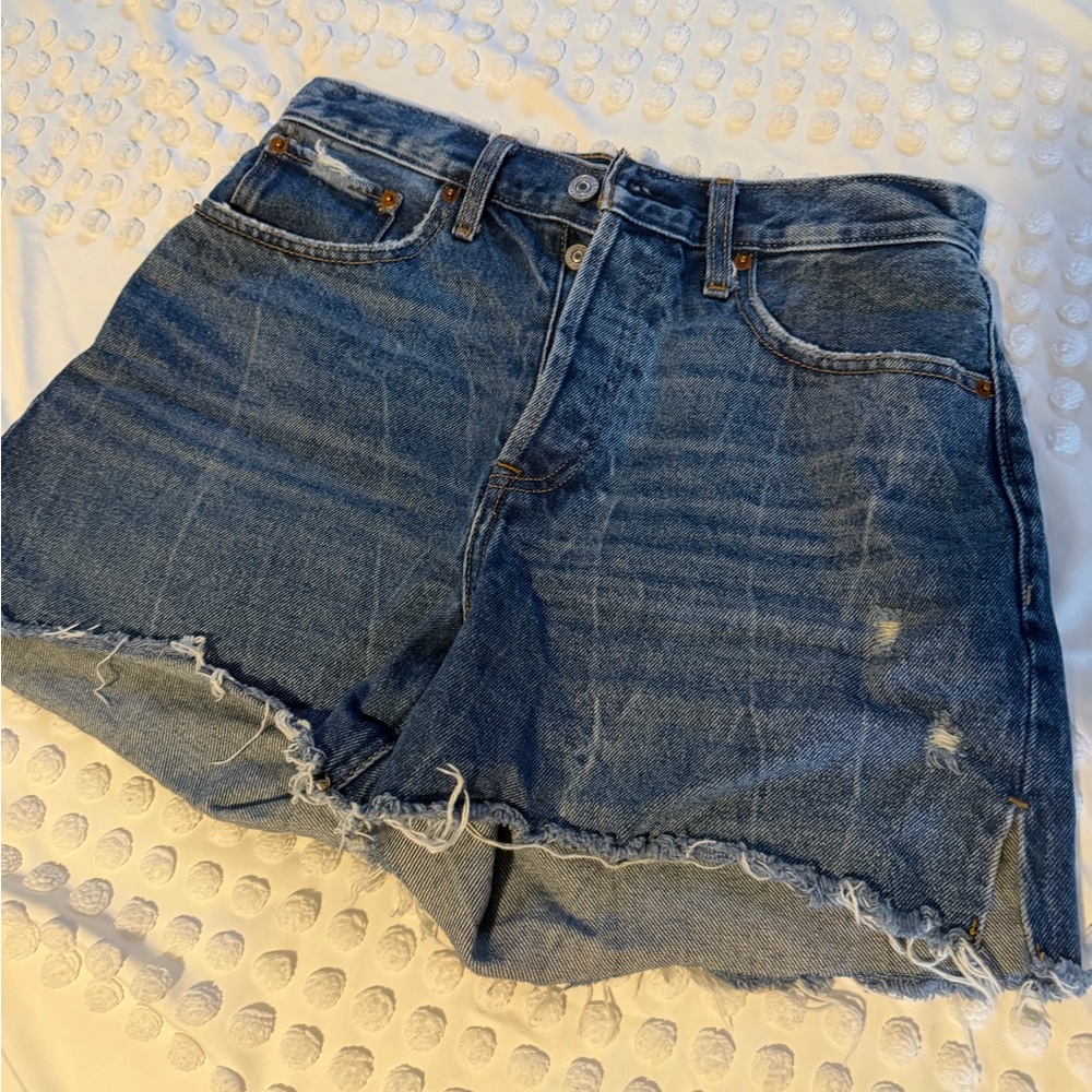 Abercrombie & Fitch Blue Jean Shorts
